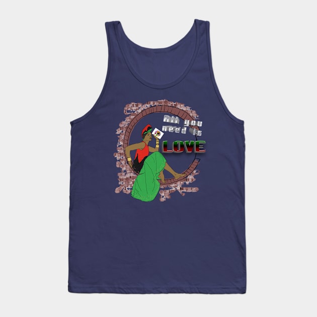 All You Need Is Love Tank Top by djmrice